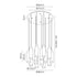 Brooks Slim Round Pendant 15 Light